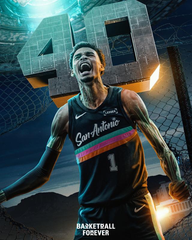 世界杯高清赛事平台-狂虐湖人二队！文班亚马26分钟轰40+12历史首人